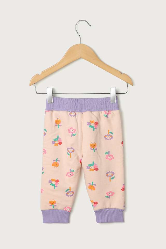 Printed-Cotton-Regular-Fit-Infant-Girls-Pants