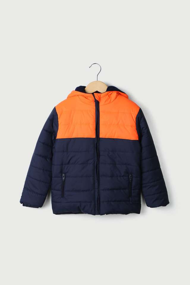 Color-Block-Polyester-Hooded-Boys-Jacket
