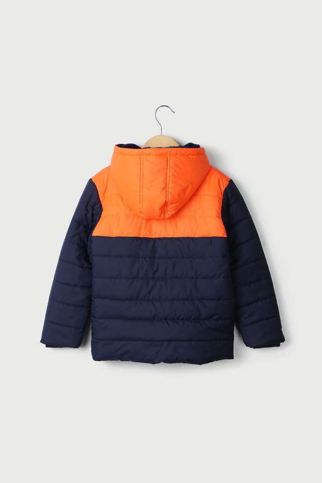 Color-Block-Polyester-Hooded-Boys-Jacket