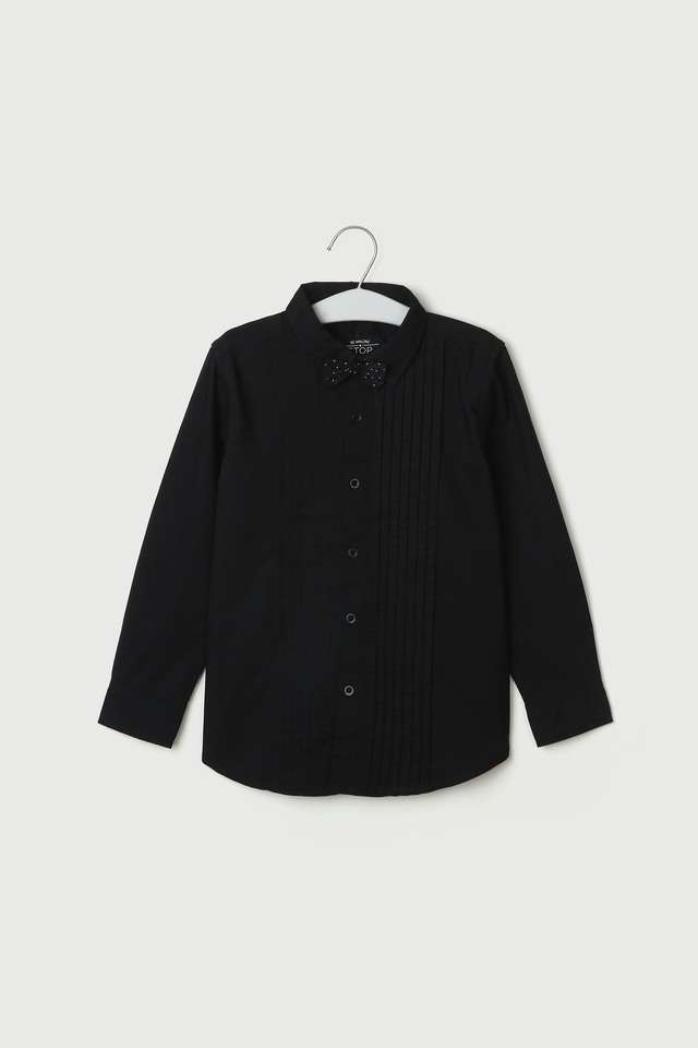 Solid-Cotton-Collared-Boys-Shirt