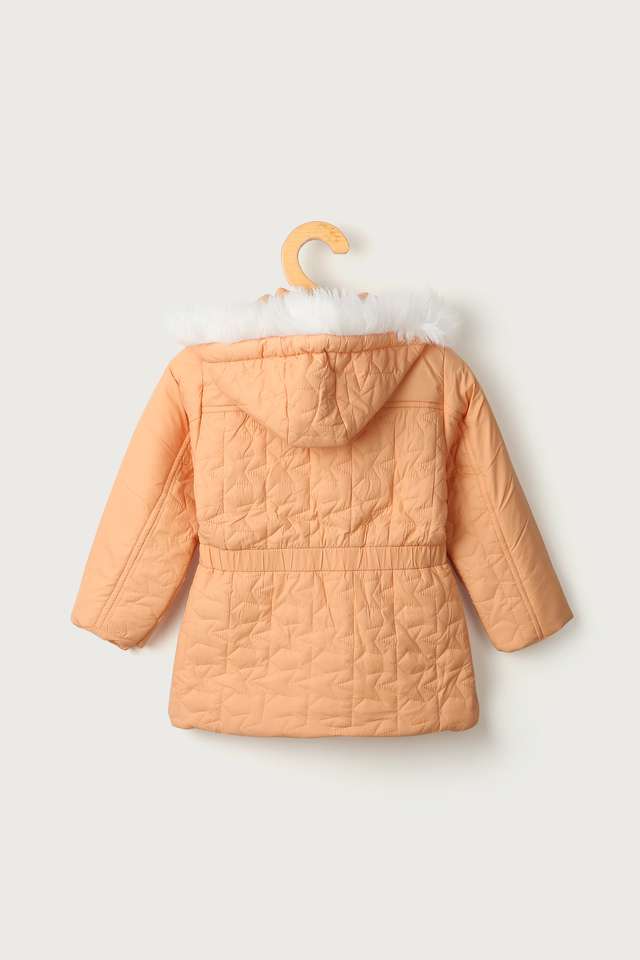 Solid-Polyester-Hood-Girls-Jacket