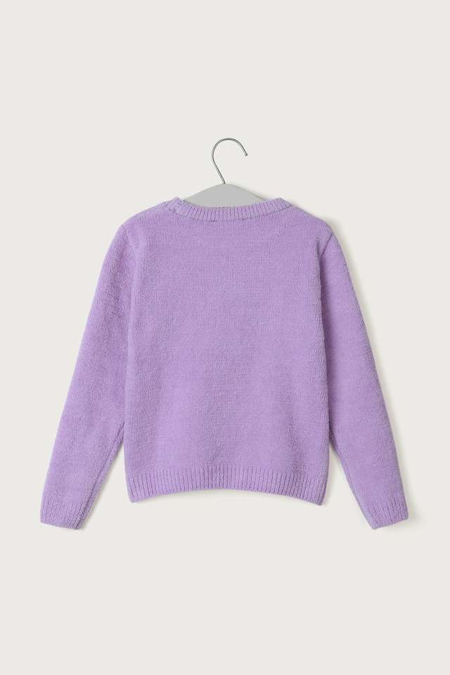 Embellished-Polyester-Round-Neck-Girls-Sweater