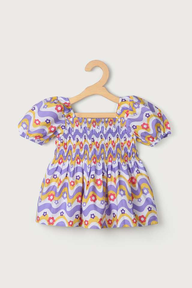 Printed-Cotton-Square-Neck-Girls-Top