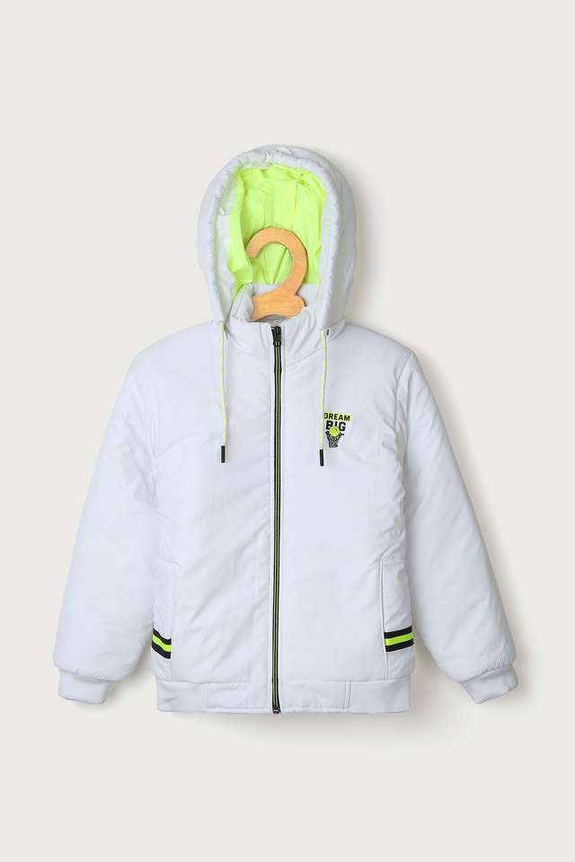 Solid-Polyester-Hood-Boys-Jacket