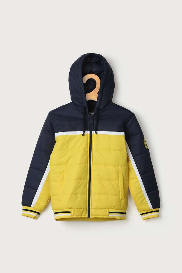 Color-Block-Polyester-Hood-Boys-Jacket