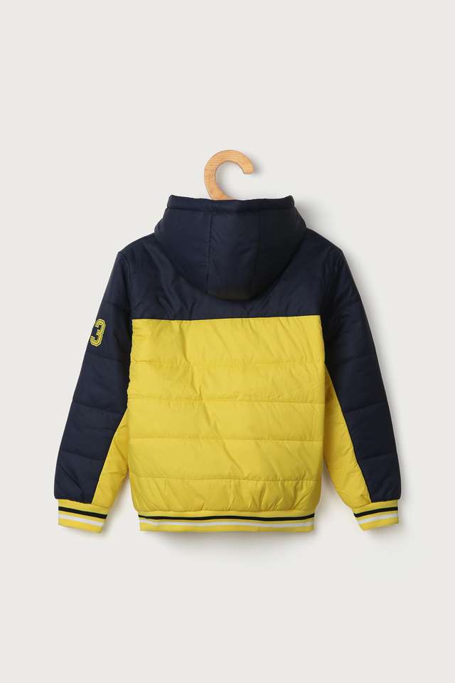 Color-Block-Polyester-Hood-Boys-Jacket