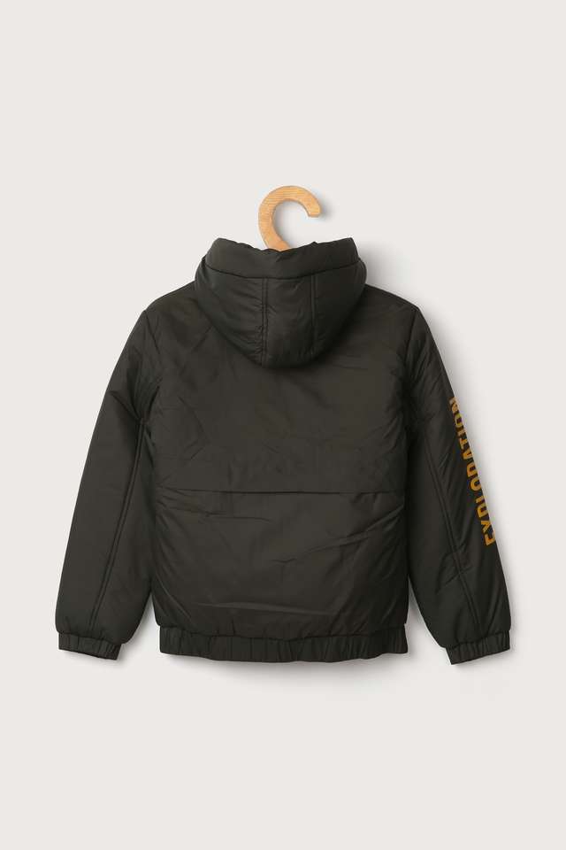 Solid-Polyester-Hood-Boys-Jacket