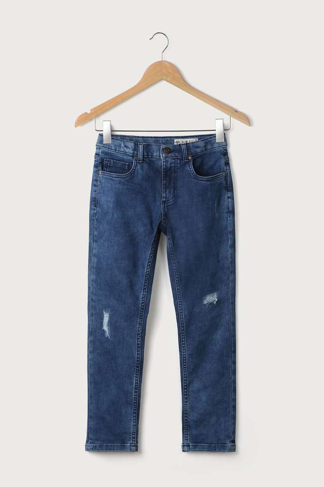 Solid-Denim-Regular-Fit-Boys-Jeans