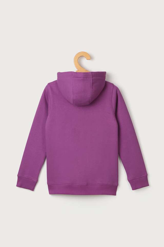 Solid-Cotton-Blend-Hood-Girls-Sweatshirt