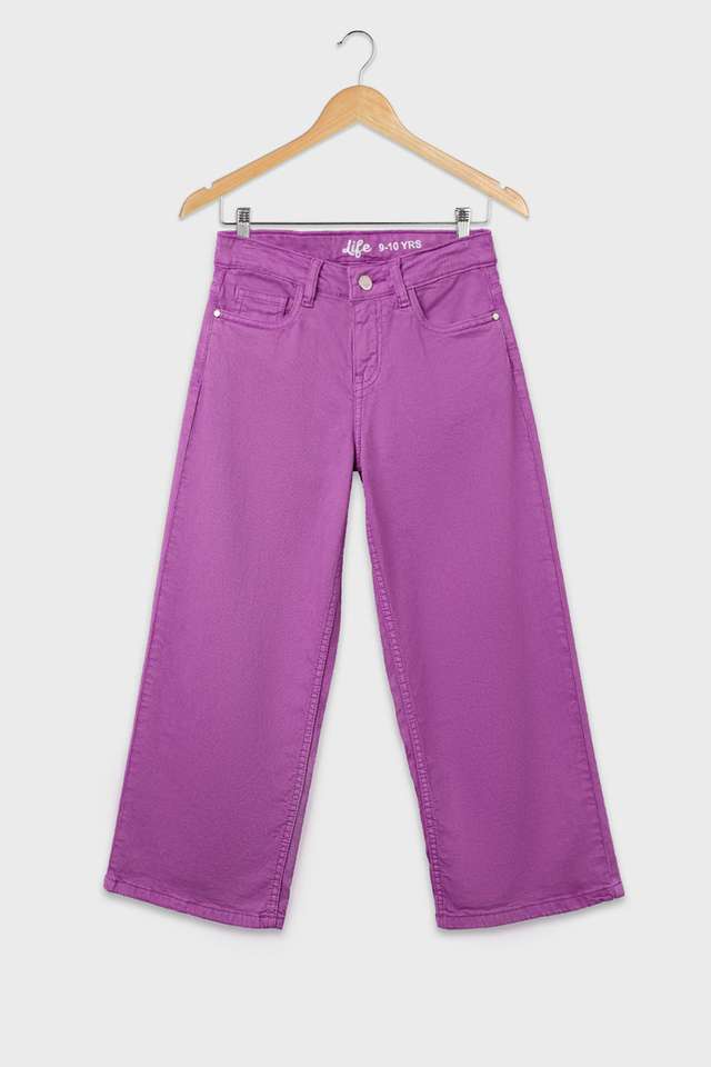Solid-Denim-Flared-Fit-Girls-Jeans