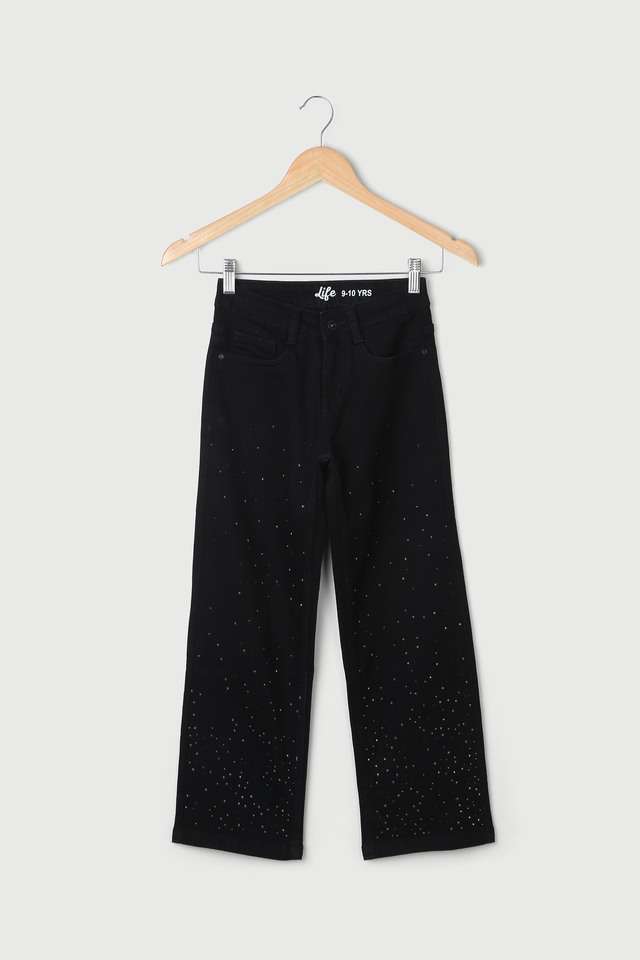 Embellished-Denim-Straight-Fit-Girls-Jeans