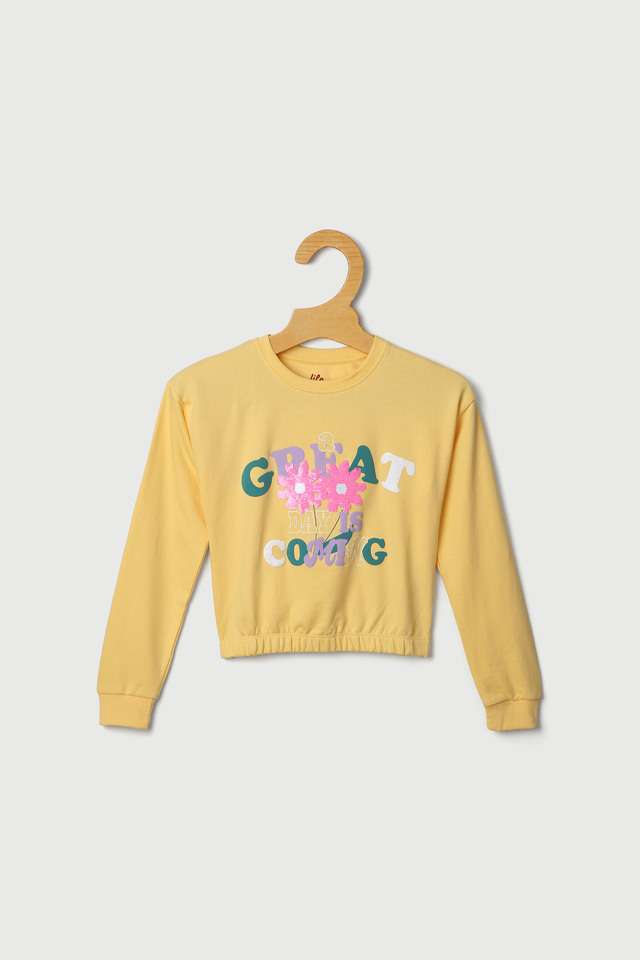 Printed-Cotton-Round-Neck-Girls-Sweatshirt