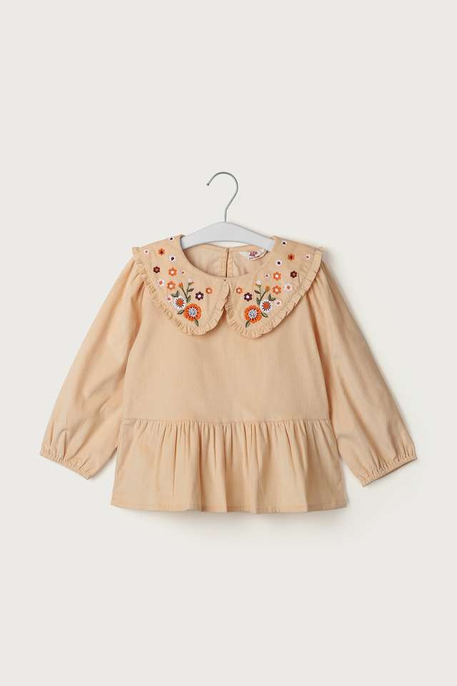 Embroidered-Cotton-Round-Neck-Girls-Top