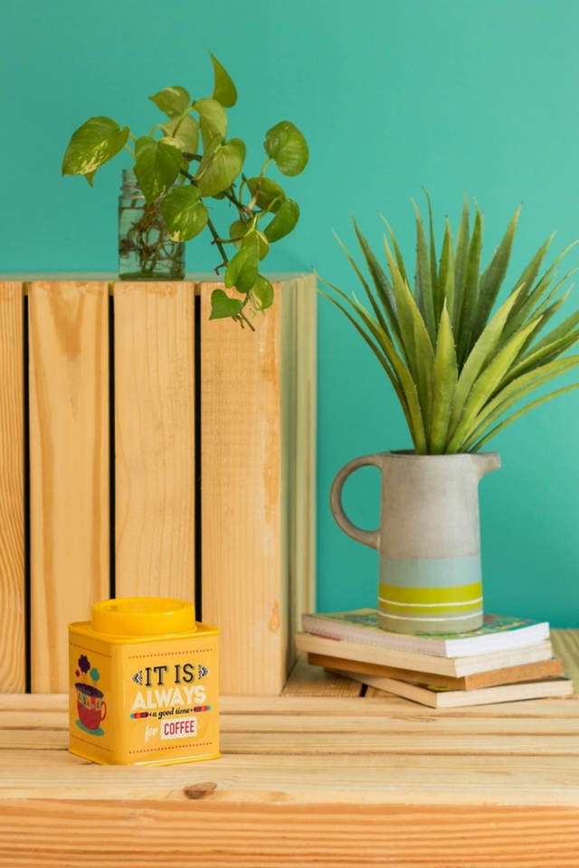 Coffee-Time-Yellow-Storage-Tin