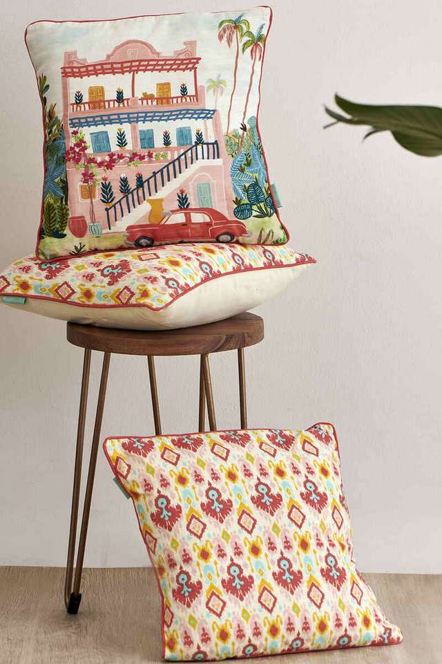 Countryside-Ikkat-Cushion-Set-of-3--16-Inch