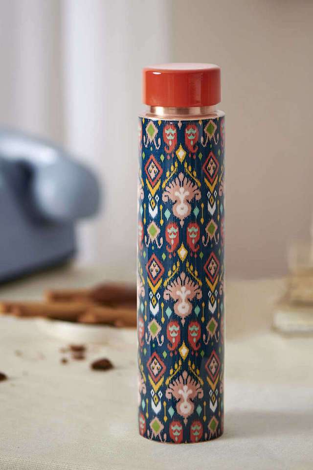 Indie-Ikkat-Copper-Bottle-700ml