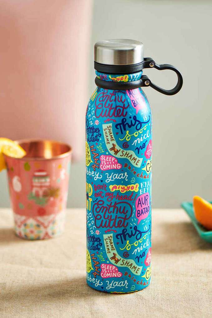 Quirky-India-Steel-Sipper-Bottle