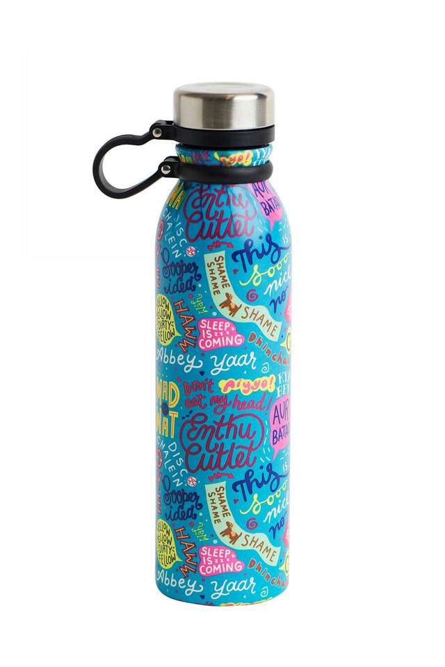 Quirky-India-Steel-Sipper-Bottle