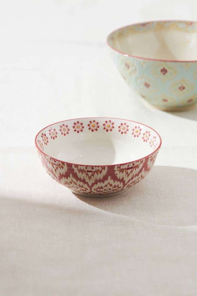 Ikat-Fusion-Dessert-Bowl---Red