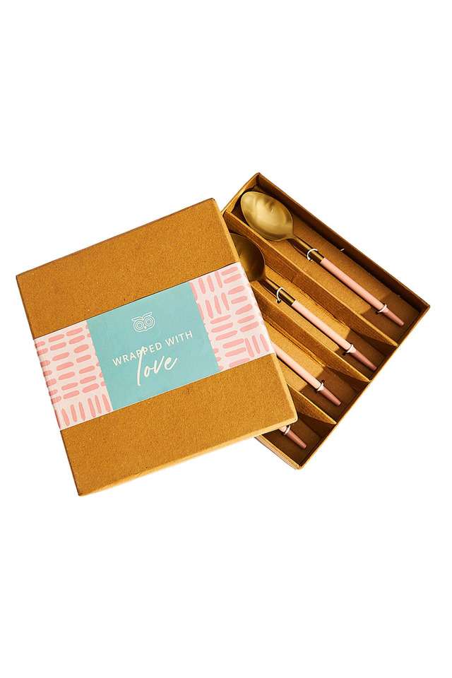 Essentials-Meal-Spoons-Pink---Set-of-4