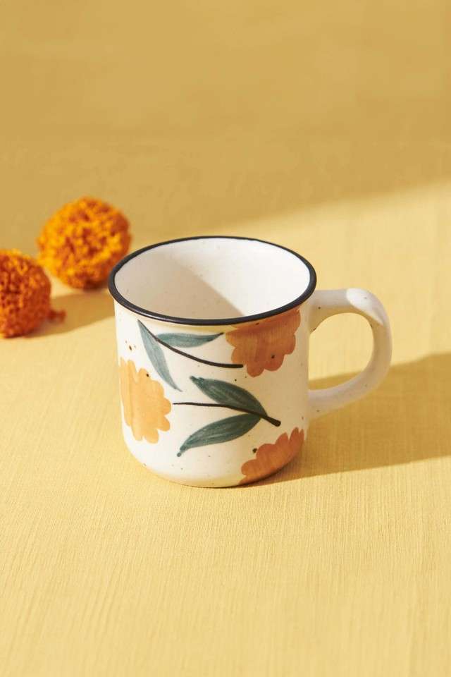 Marigold-Mug---Handpainted-Stoneware
