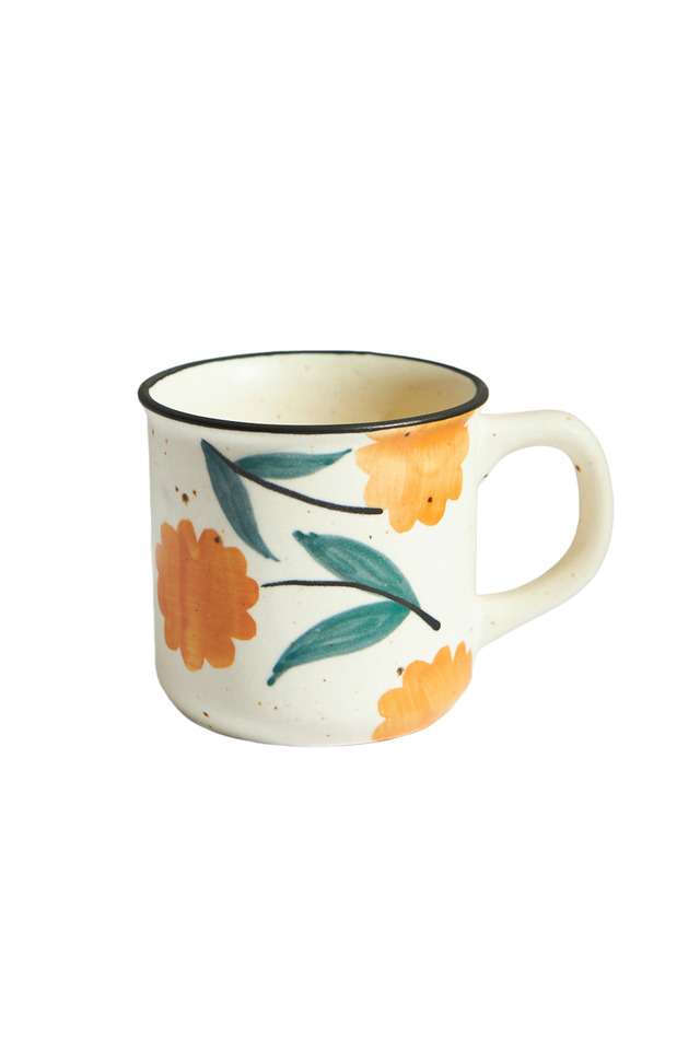 Marigold-Mug---Handpainted-Stoneware