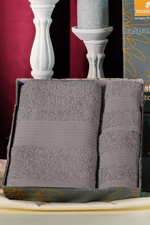 Hermosa-Jeneth-100--Cotton-Grey-4-PC-Bath-Towel-Set