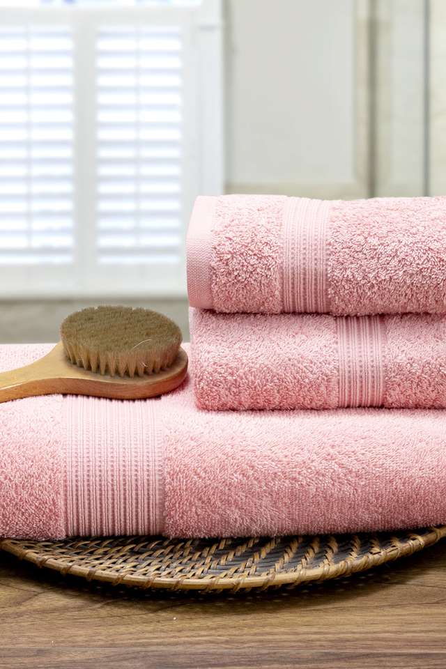 Hermosa-Jeneth-100--Cotton-Pink-4-PC-Bath-Towel-Set
