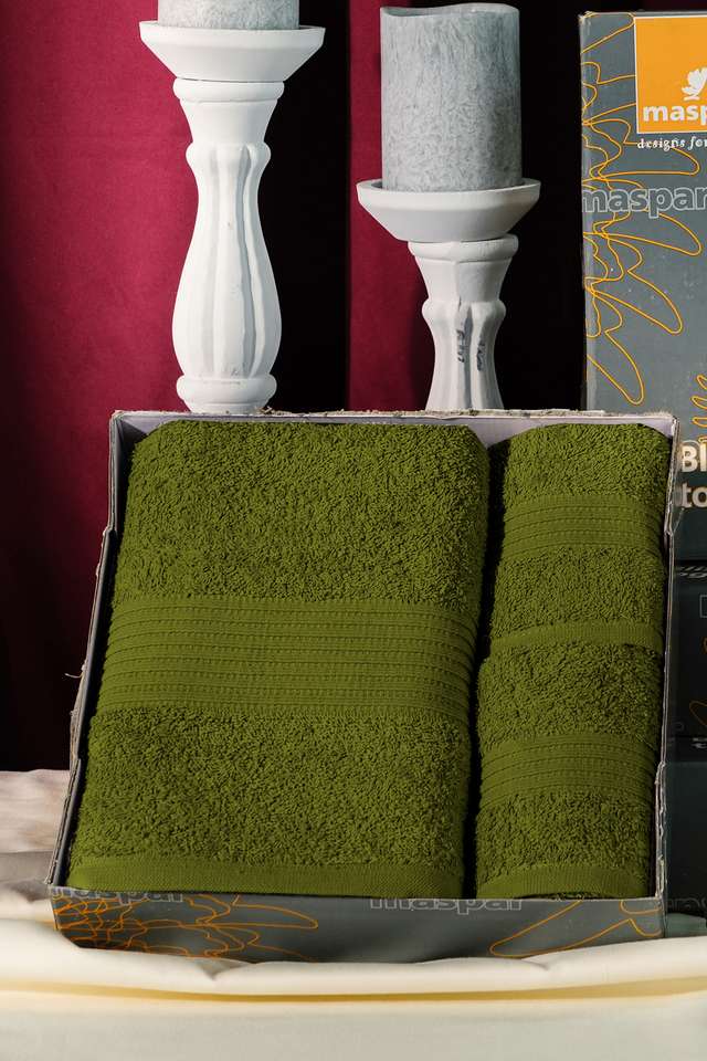 Hermosa-Jeneth-100--Cotton-Green-4-PC-Bath-Towel-Set