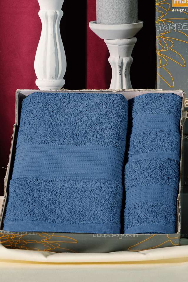 Hermosa-Jeneth-100--Cotton-Blue-4-PC-Bath-Towel-Set