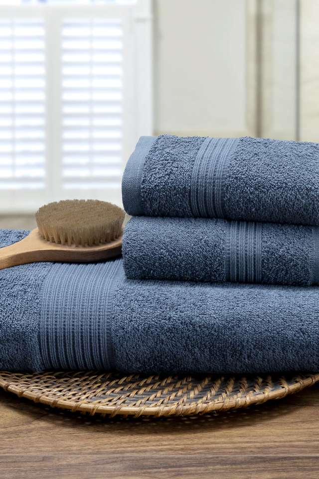 Hermosa-Jeneth-100--Cotton-Blue-4-PC-Bath-Towel-Set