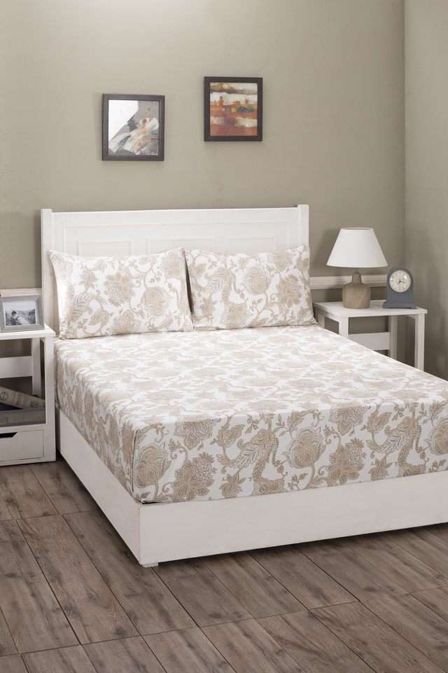 Mabel-Double-Neutral-Bed-Sheet-with-Pillow-Case