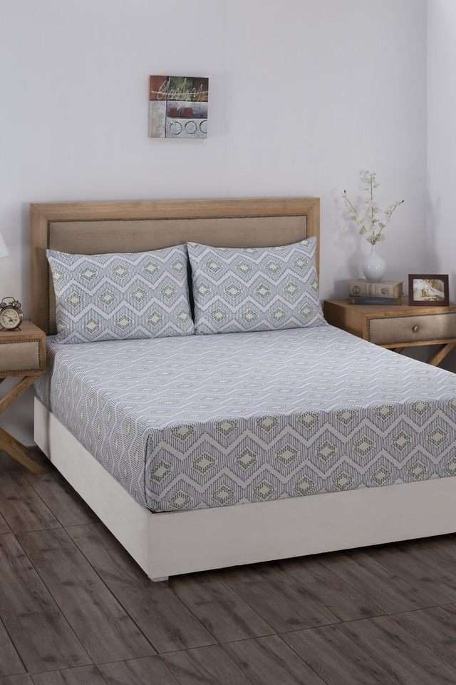 Demon-Dash-King-Blue-Bed-Sheet-with-Pillow-Case