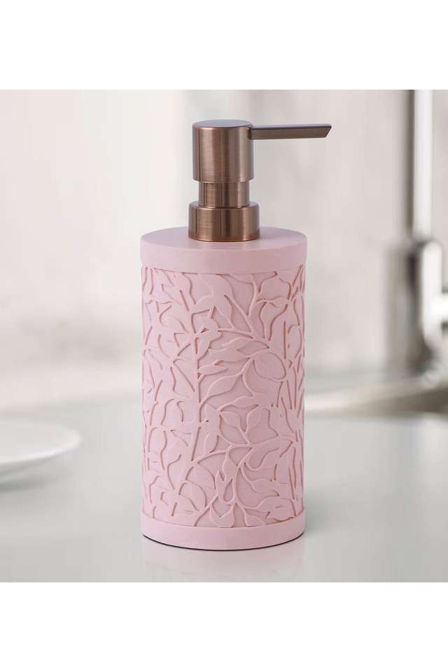 Polyresin-Soap-&-Lotion-Dispenser -320-ml -Pink