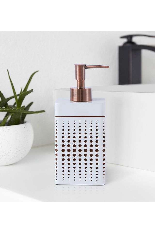 Polyresin-Soap-&-Lotion-Dispenser -320-ml-Brown