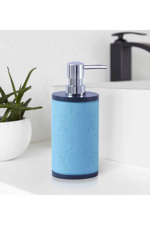 Polyresin-Soap-&-Lotion-Dispenser -320-ml -Blue