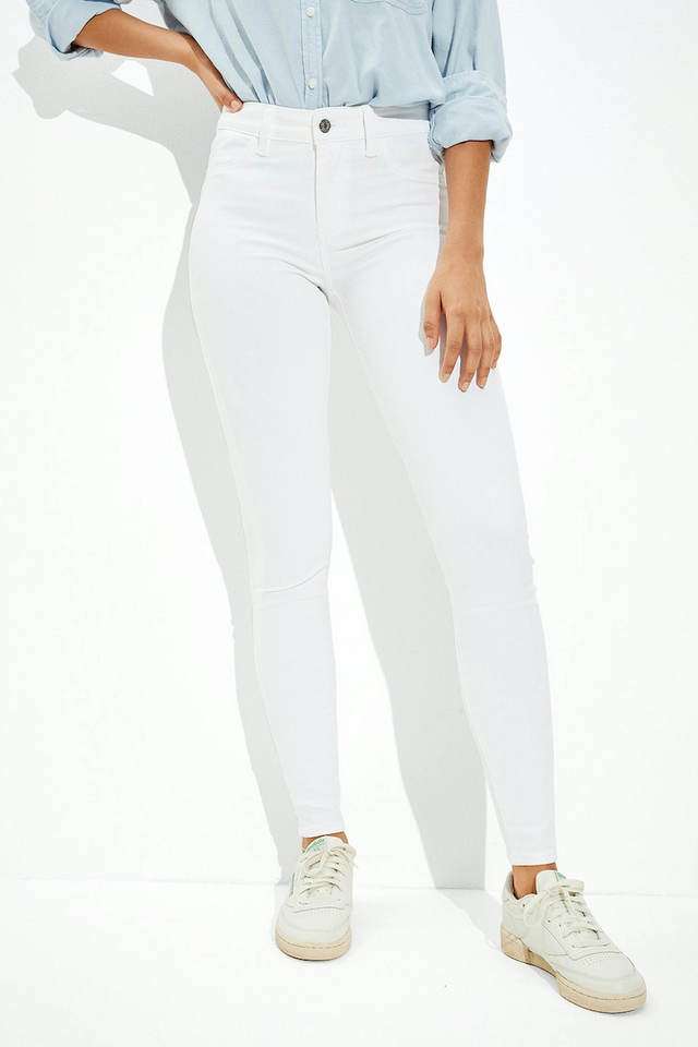american eagle Solid Polyester Cotton Skinny Fit Women's Jeggings-picture-23