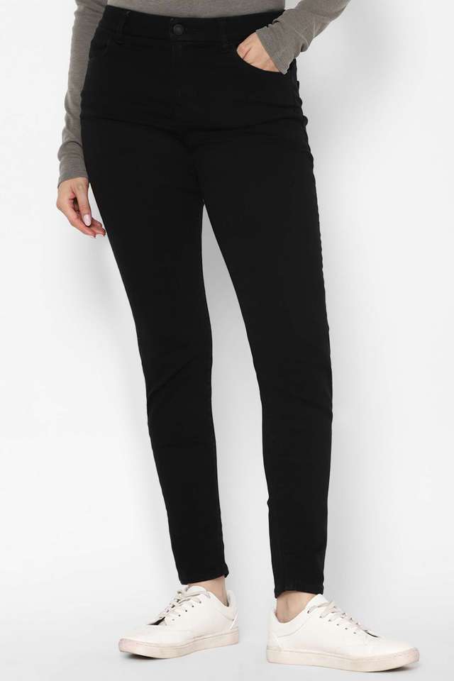 american eagle Solid Cotton Regular Fit Women's Jeggings-picture-12