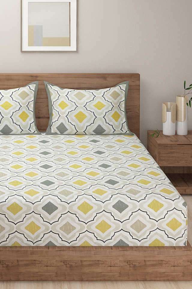 Ananda-King-180-TC-Cotton-Ethnic-Motif-King-Fitted-Sheet-Pack-of-3