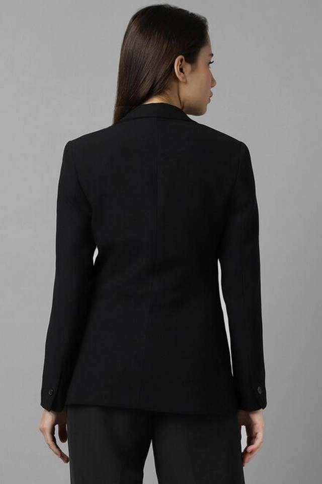 Solid-Polyester-Women-s-Casual-Wear-Blazer