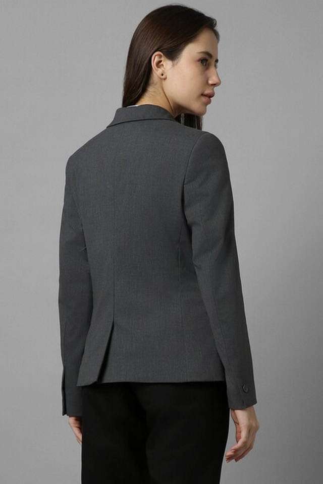 Solid-Polyester-Women-s-Casual-Wear-Blazer