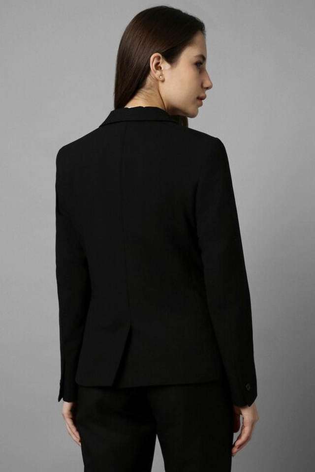 Solid-Polyester-Women-s-Casual-Wear-Blazer