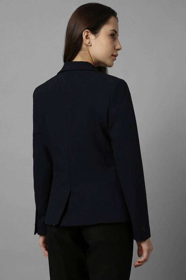 Solid-Polyester-Women-s-Casual-Wear-Blazer