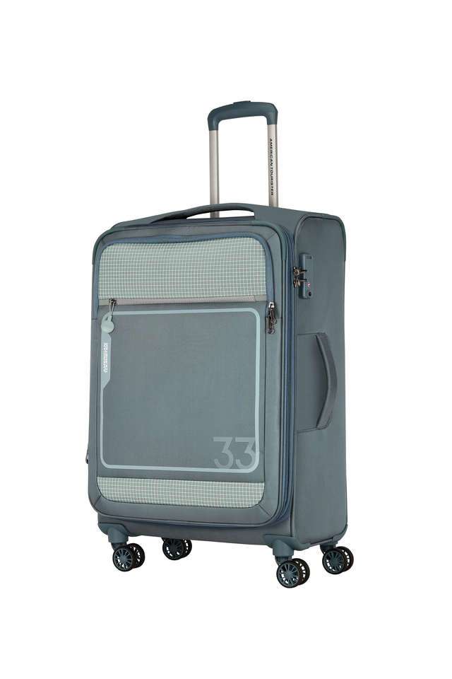Buy American Tourister blue Altair Polyester Wheels Soft Trolley