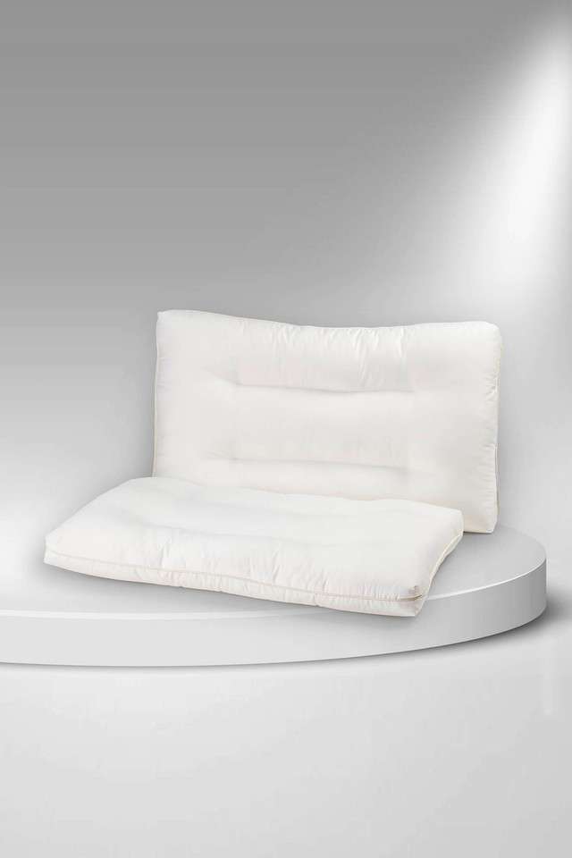 Soyabean-Standard-Size-Pillow-With-Filling-Soyabean-Fiber -Orthopedic-Bed-Pillows -Soft -Set-Of-1 -Machine-Washable-18-x-27