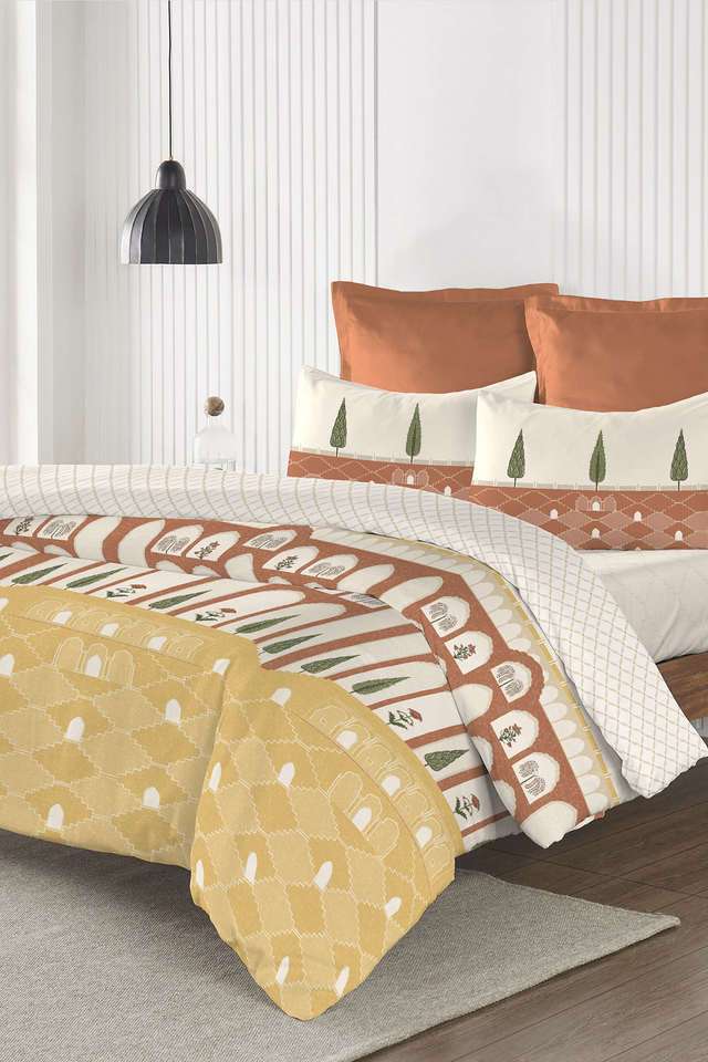 Road-To-Jaipur-210-TC-Cotton-Printed-King-Bedsheet-with-2-Pillow-Covers