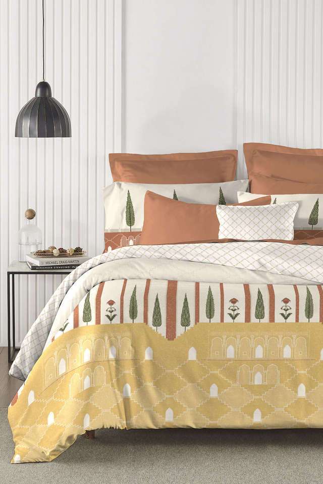 Road-To-Jaipur-210-TC-Cotton-Printed-King-Bedsheet-with-2-Pillow-Covers