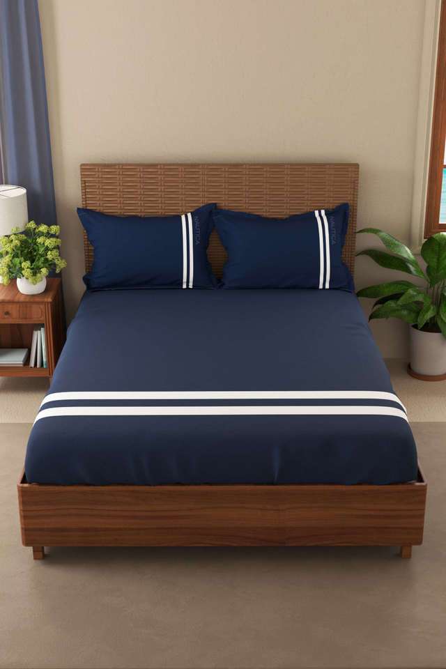 Luxurious-100--Egyptian-Satin-Fitted-Cotton-King-Bedsheet-with-2-Pillow-Covers