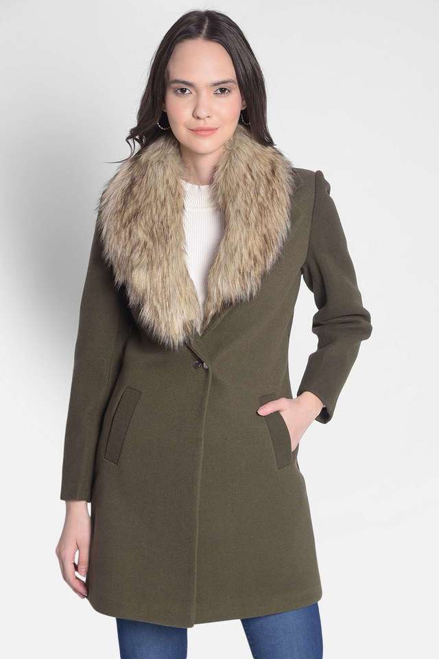 crimsoune club Solid Polyester Women's Casual Wear Coat-picture-10