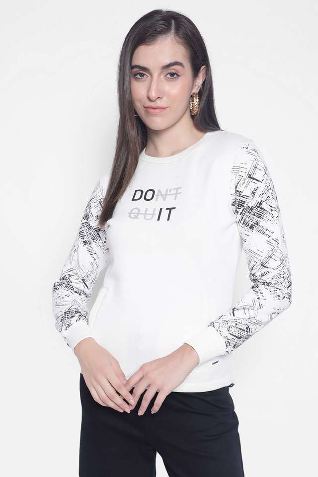 crimsoune club Printed Round Neck Blended Fabric Women Sweatshirt-picture-19